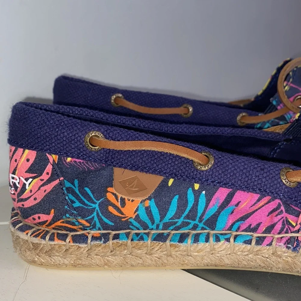 Sperry Katama Cape Espadrille Seaweed Flats Women’s Size 7.5-NWOB